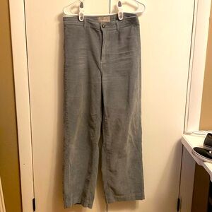 Everlane Gray Corduroy Pants sz 8